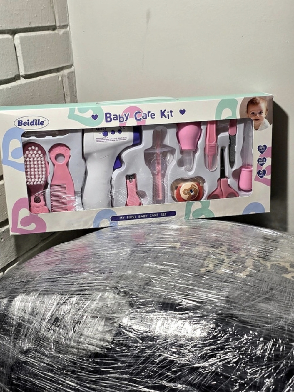 Bedile Baby Care Kit Pink & Blue NWT